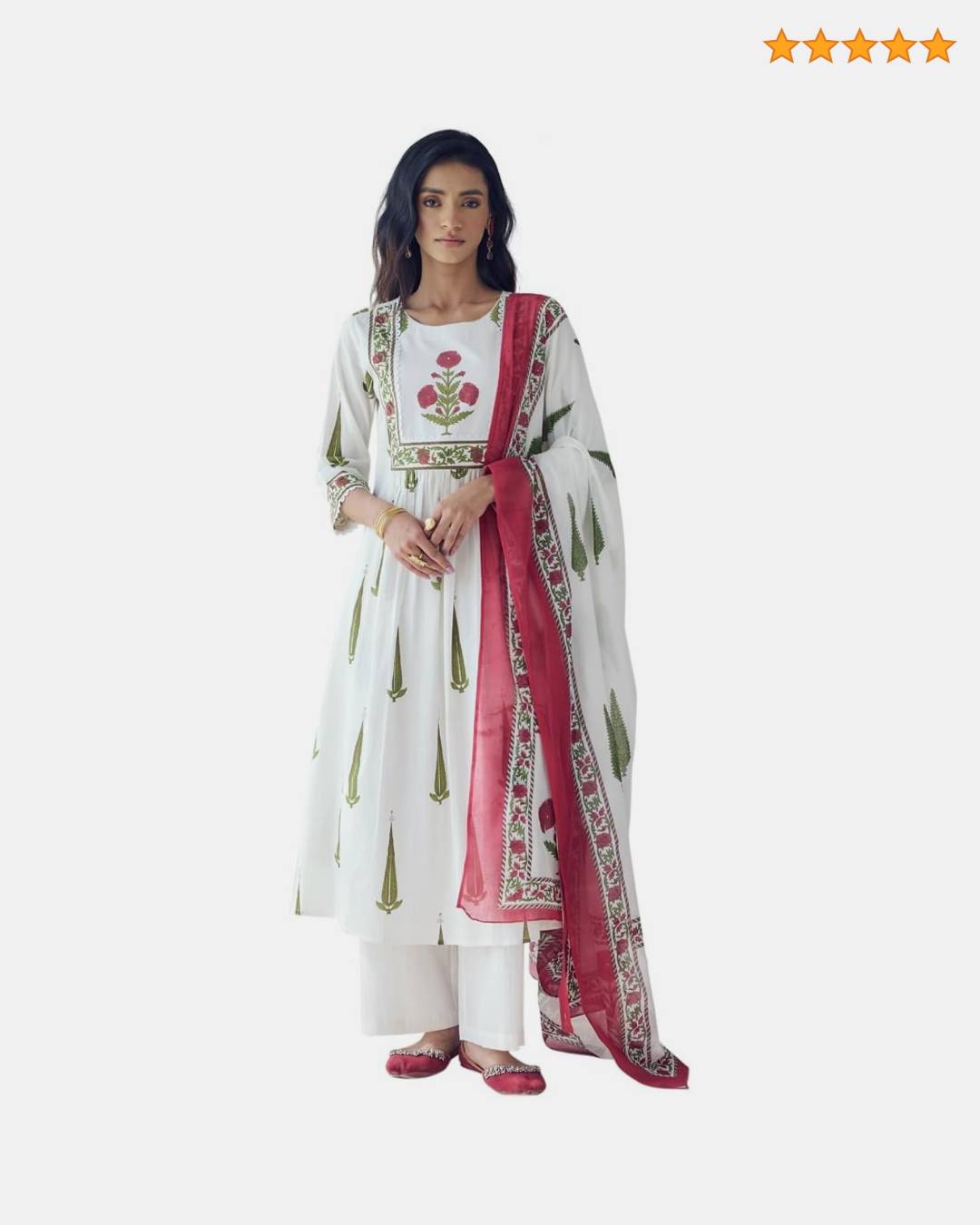 Amazon Fashion India Facebook ad: Shop feminine prints & elegant kurta sets from…