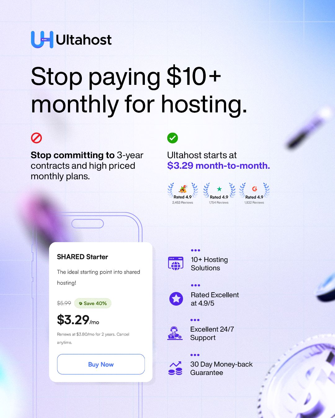 UltaHost Facebook ad