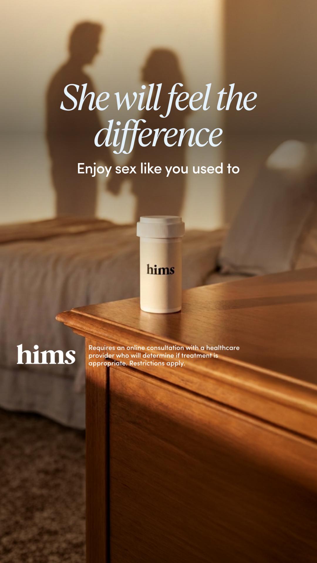 hims Facebook ad