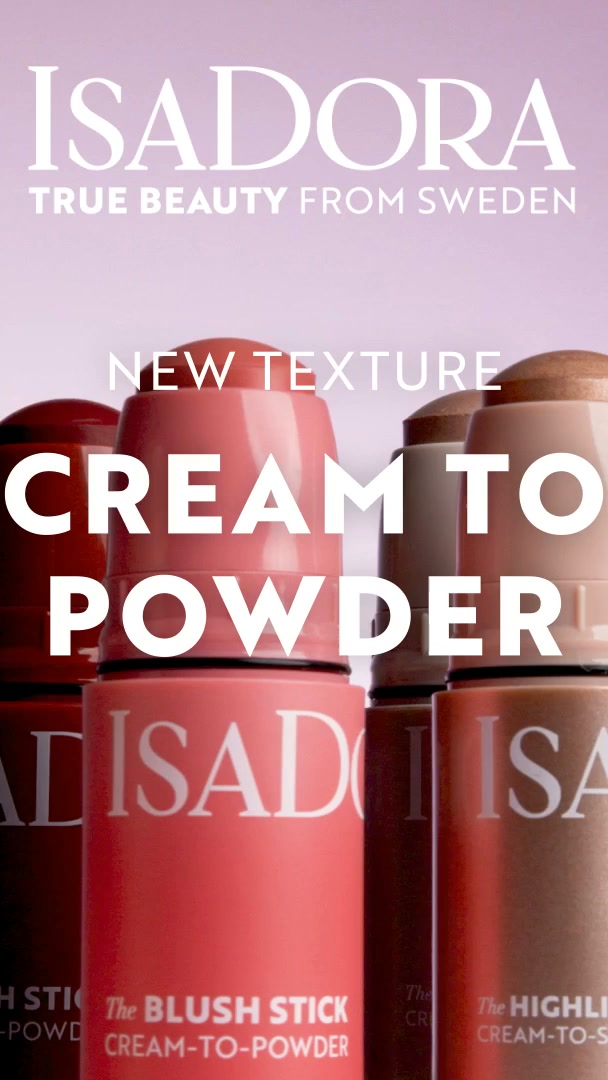 ISADORA Lietuva Facebook ad: Atraskite naują tekstūrą - The Cream-To-Powder