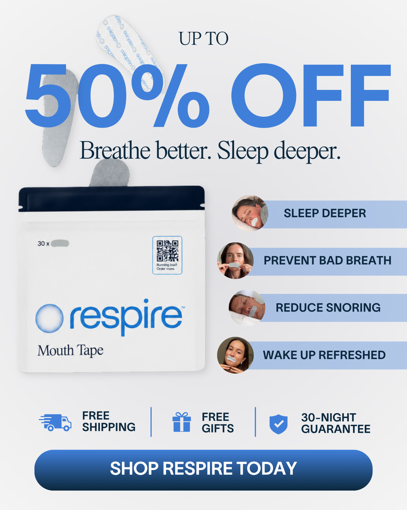 Try Respire Facebook ad