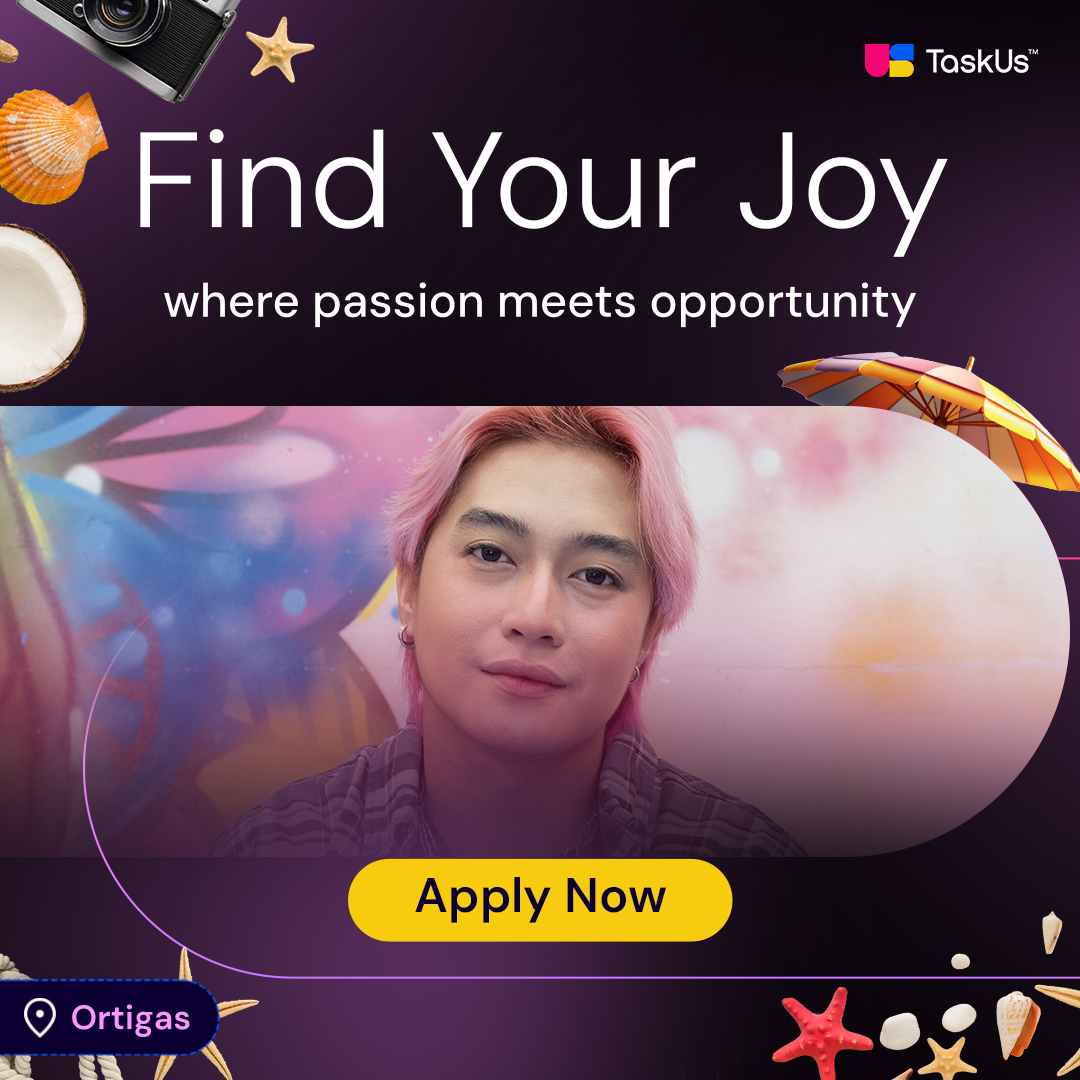 TaskUs Facebook ad