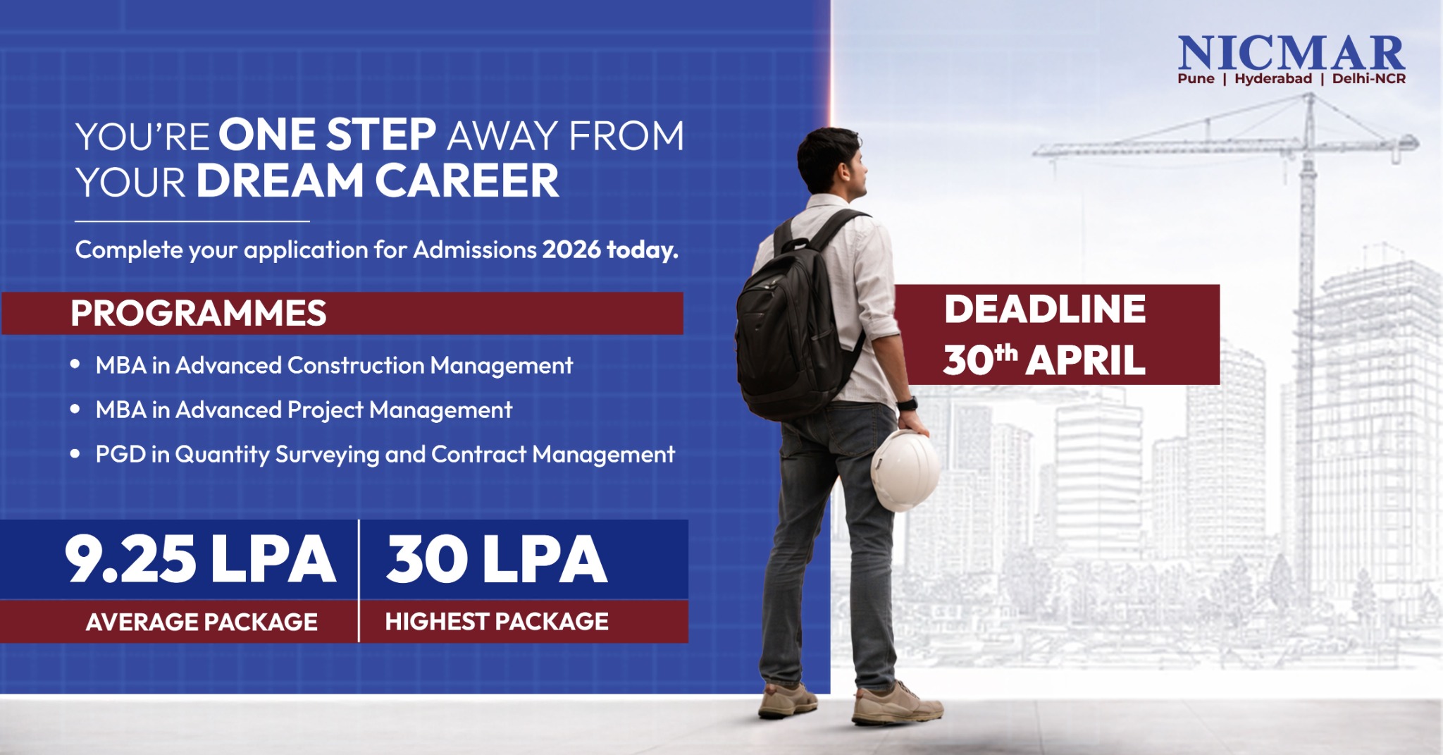NICMAR University Facebook ad
