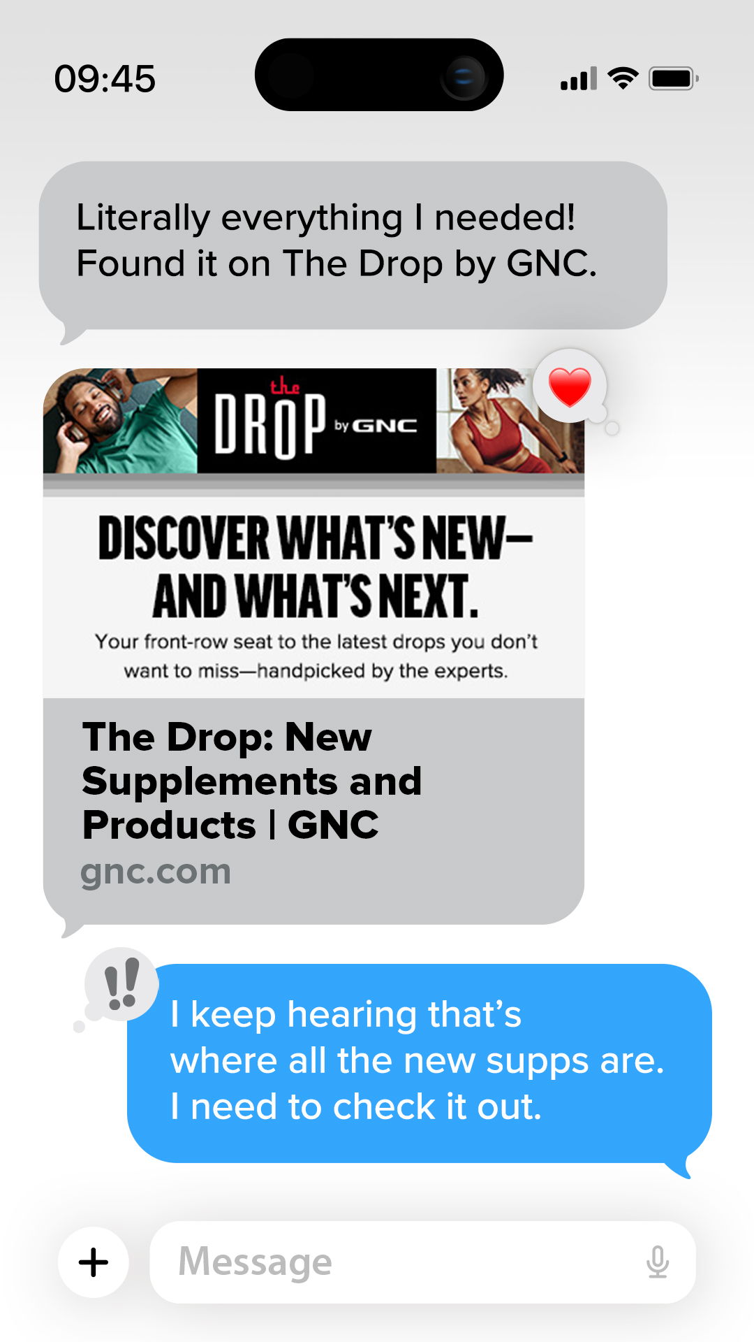 GNC Live Well Facebook ad