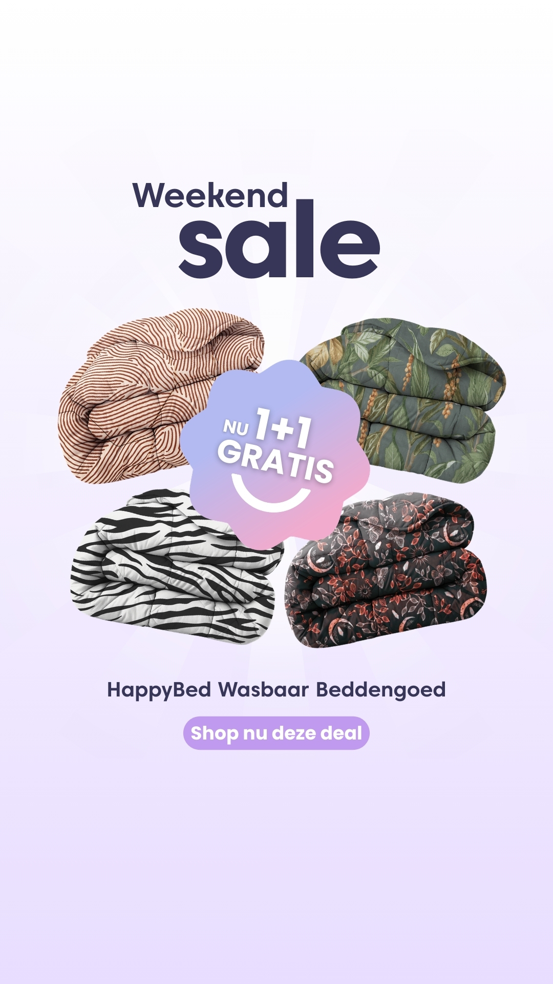 HappyBed Facebook ad