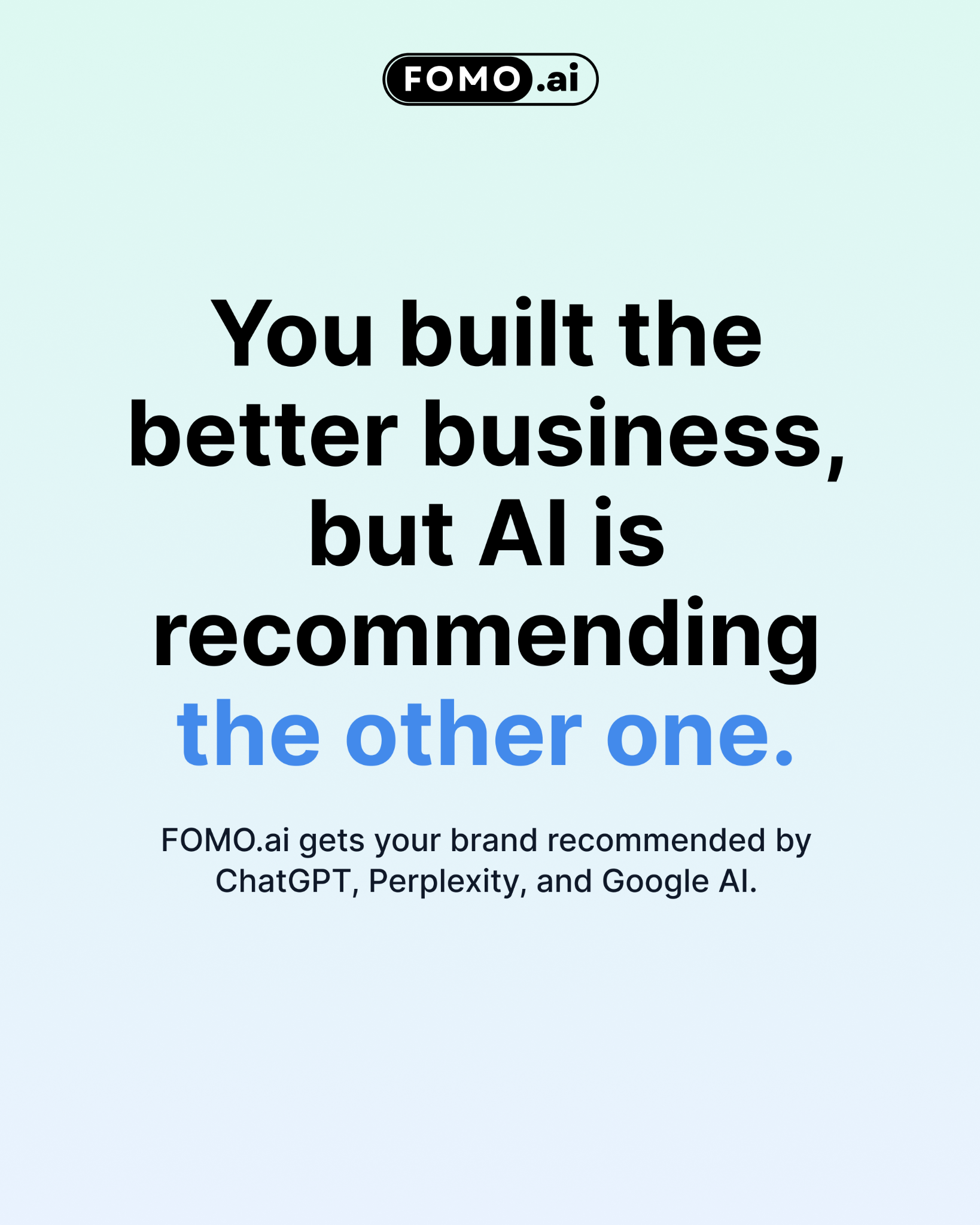 FOMO.ai Facebook ad