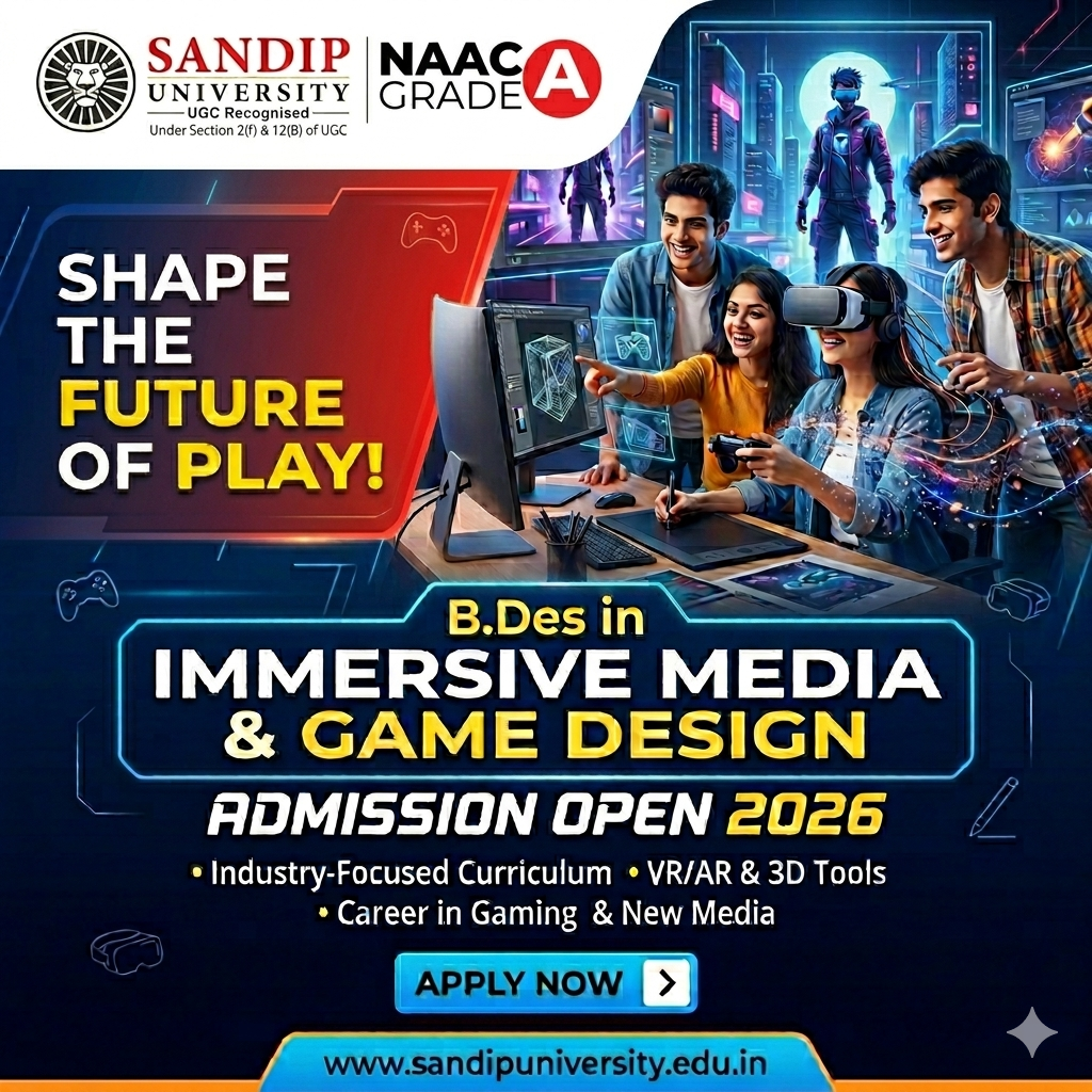 Sandip University Facebook ad: Chat with us