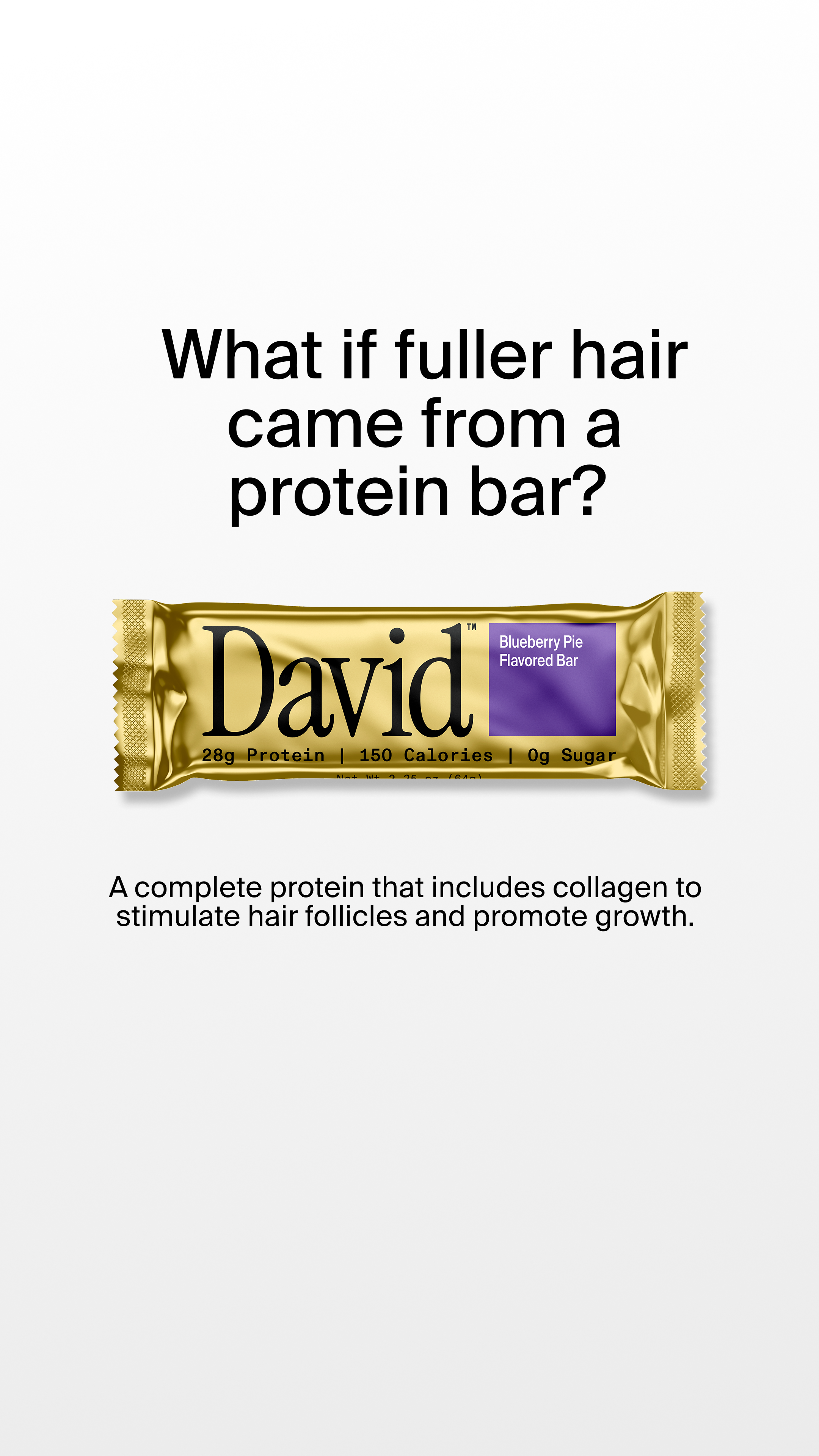 David Protein Facebook ad