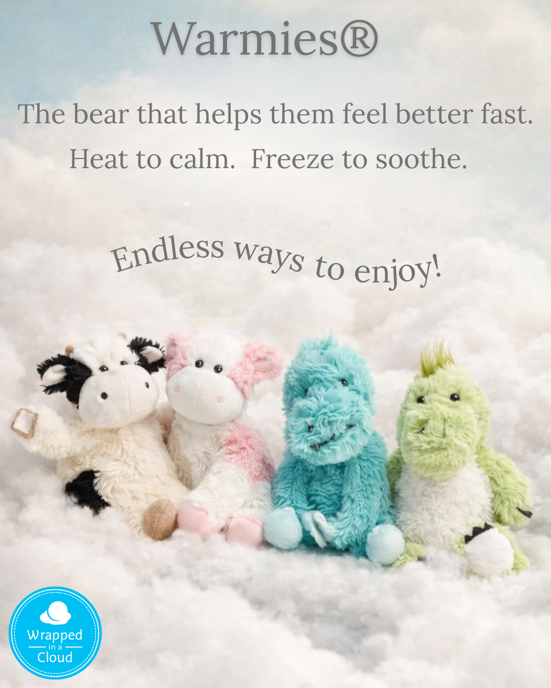 Wrapped in a Cloud Facebook ad: Comfort kids love. Relief parents trust.