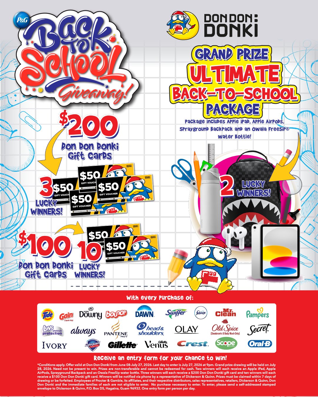 DON DON DONKI Guam Facebook ad