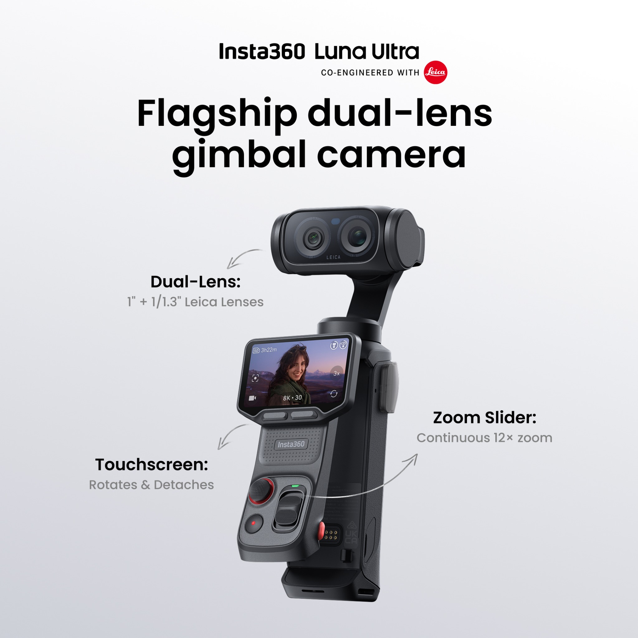 Insta360 ANZ Facebook ad: Luna Ultra: Next-Gen Gimbal