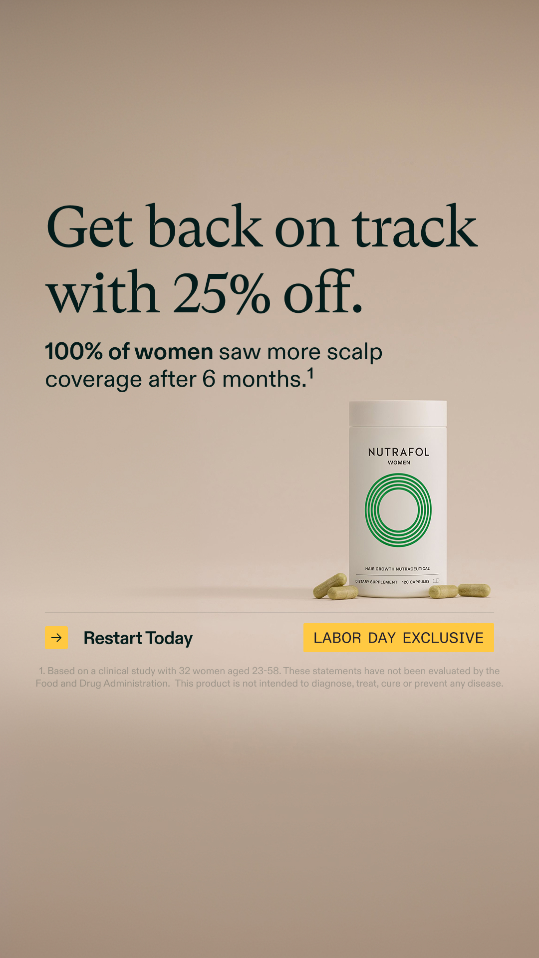 Nutrafol Facebook ad