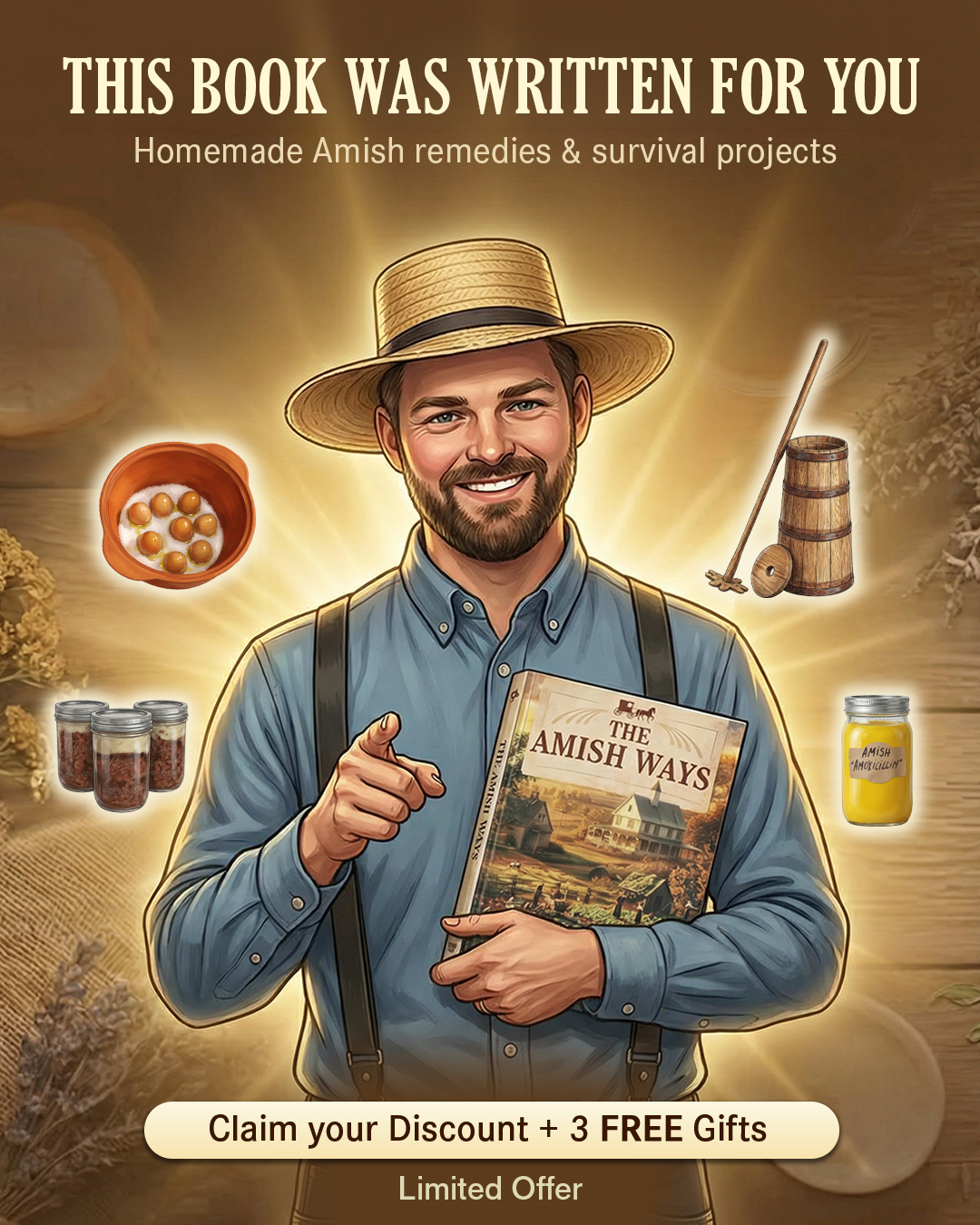 The Amish Ways Facebook ad