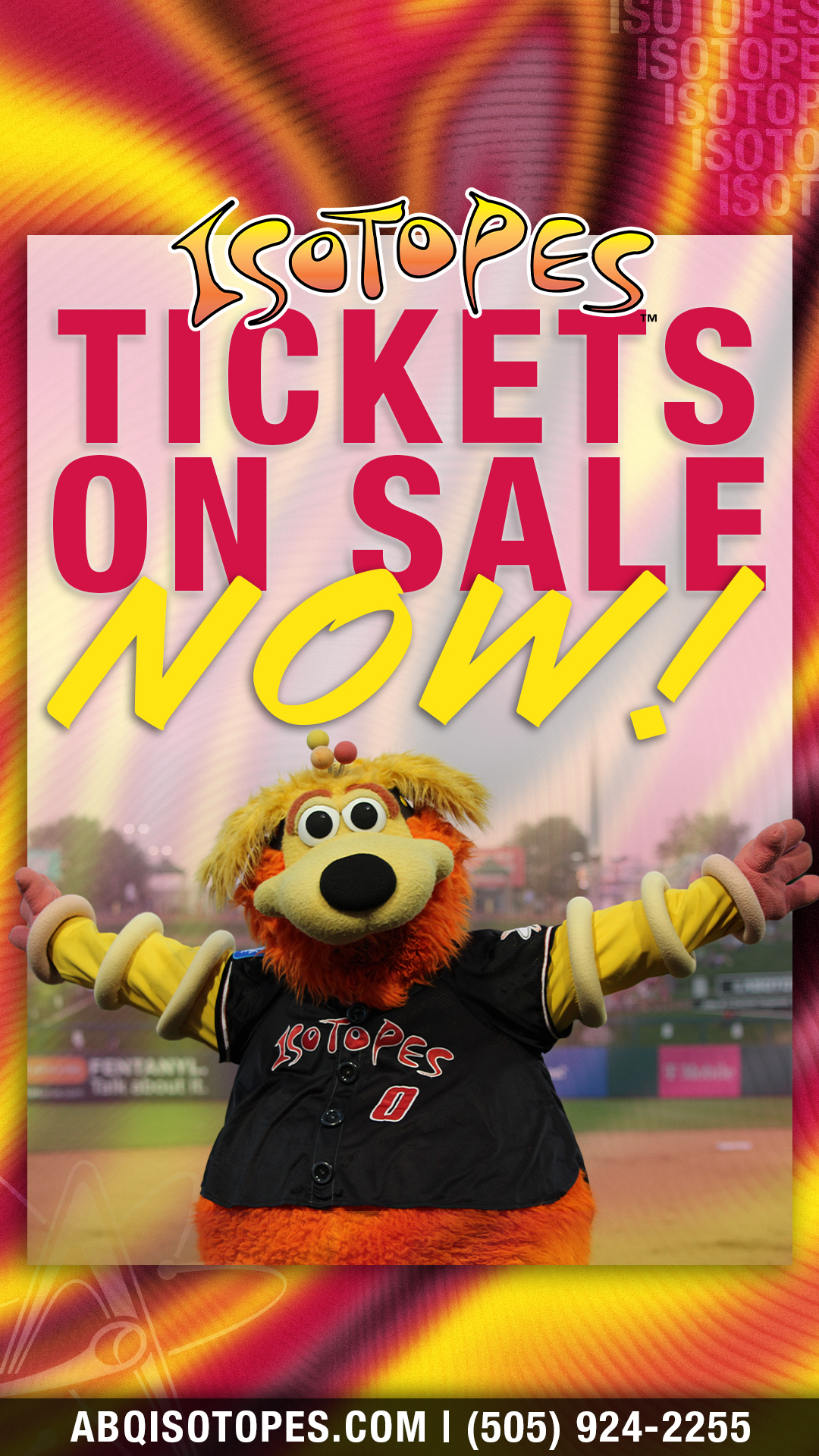 Albuquerque Isotopes Facebook ad from May 20, 2026