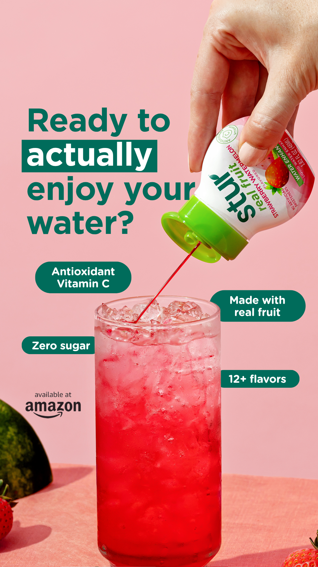 Stur Natural Water Enhancers Facebook ad from Aug 19, 2026