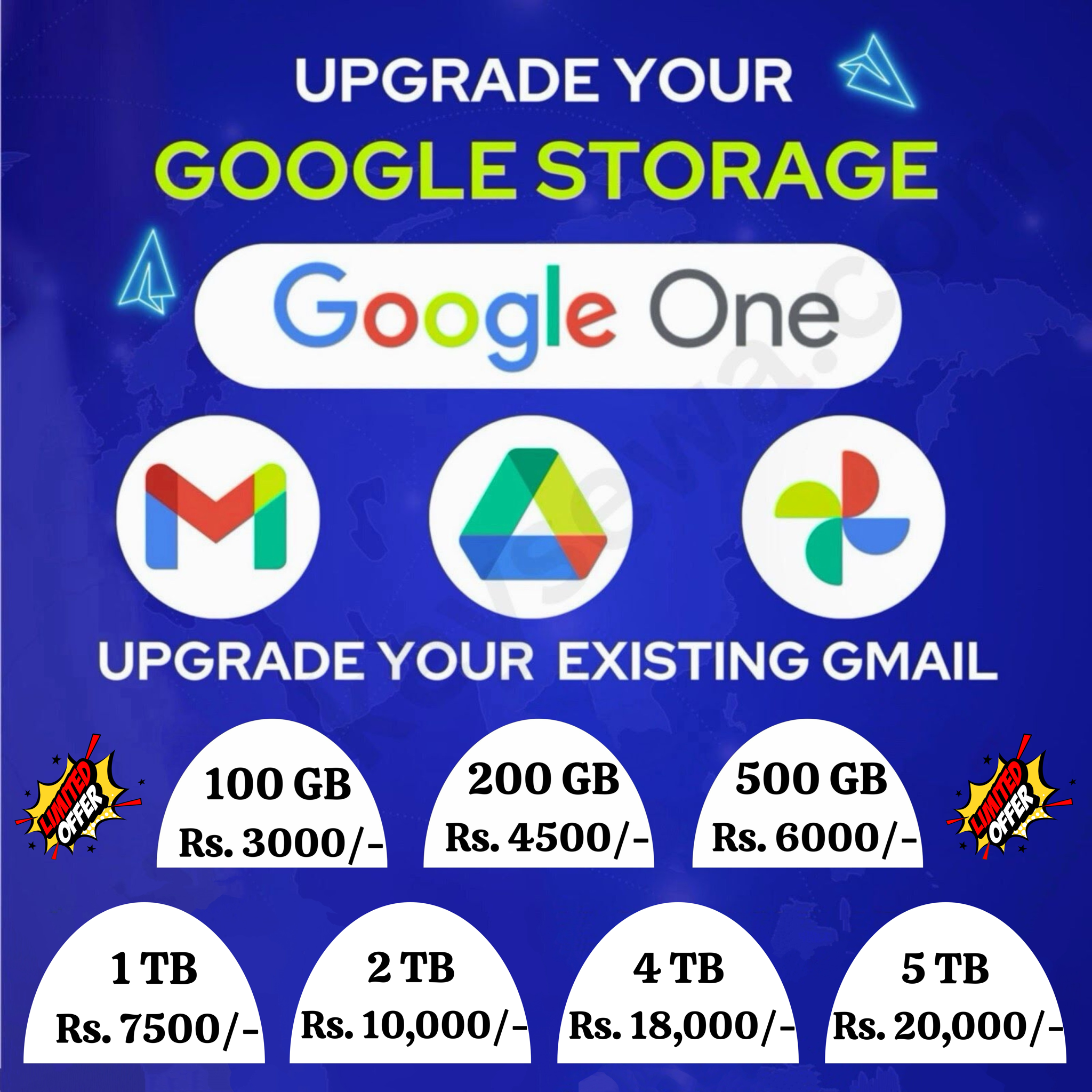 KeySewa Facebook ad: Google Storage Upgrade!