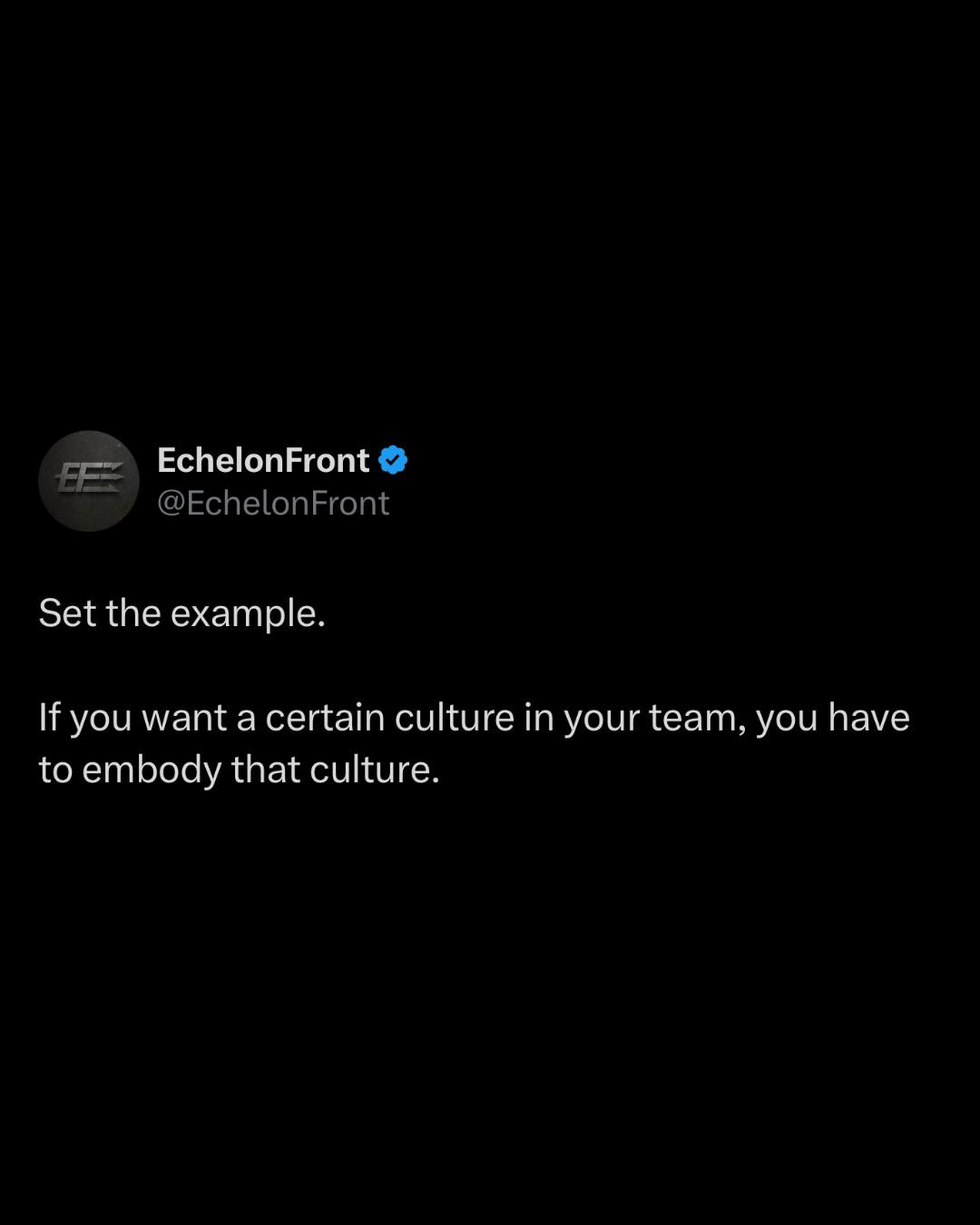 Echelon Front Facebook ad
