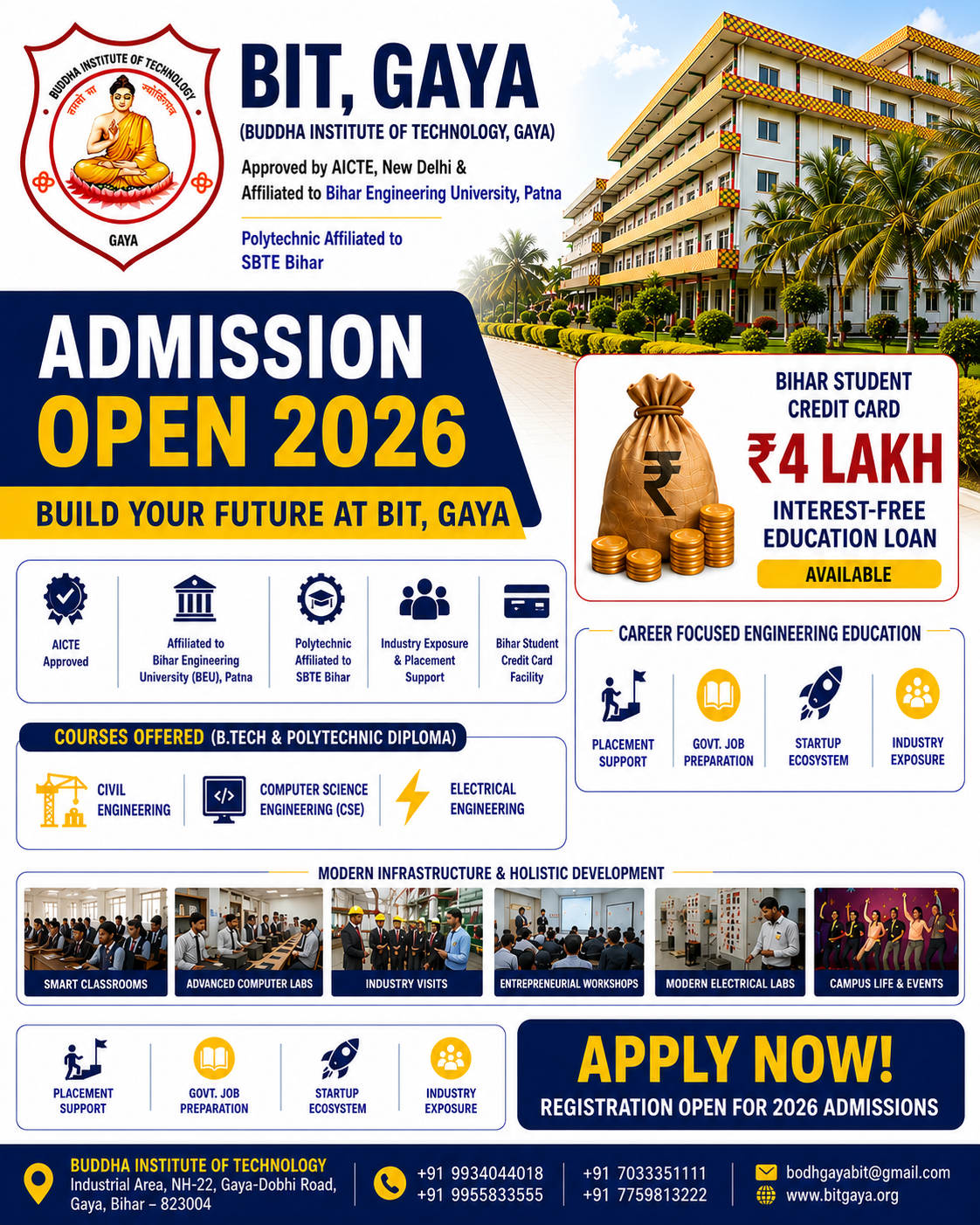 Buddha Institute Of Technology Facebook ad