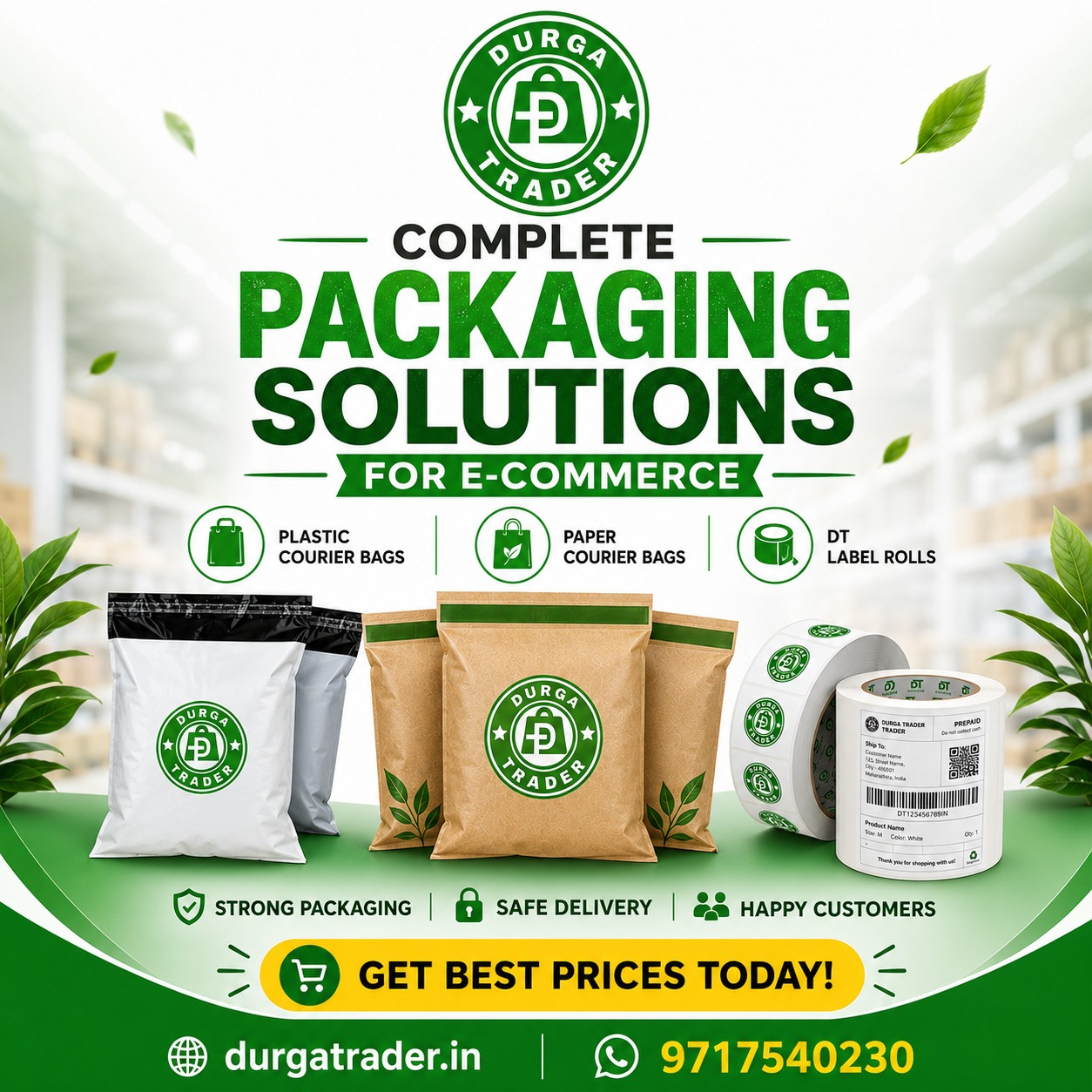 Durga Trader Facebook ad: Swipe through to discover packaging solutions designed to…