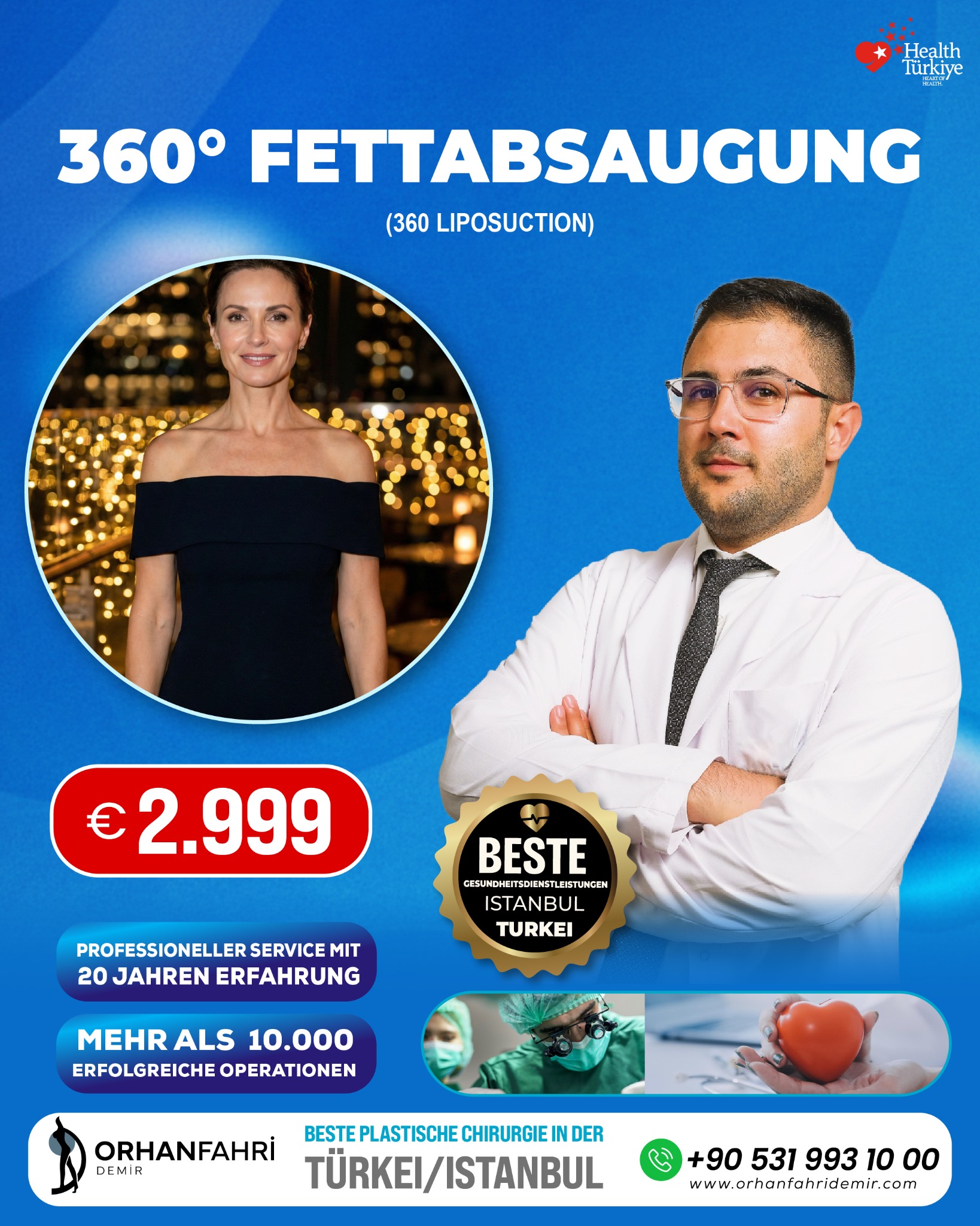 Dr. Orhan Fahri Demir Facebook ad: Beste Gesundheitsdienstleistungen Türkei/Istanbul