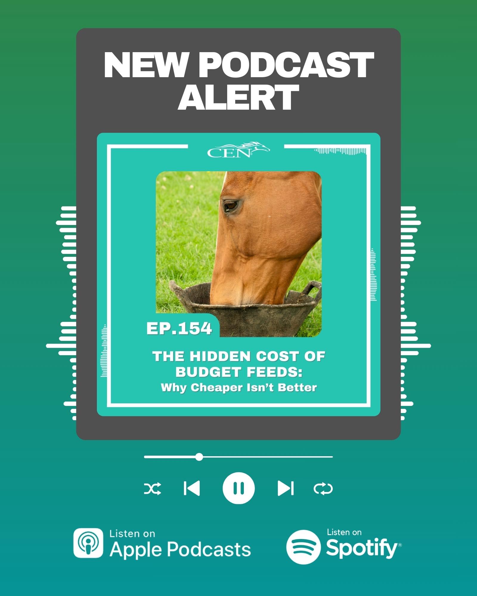 CEN Horse Nutrition Facebook ad: NEW EPISODE! Ep.