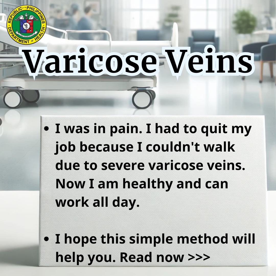 New - Department of health Facebook ad: If you are suffering from varicose veins, read this now >>>