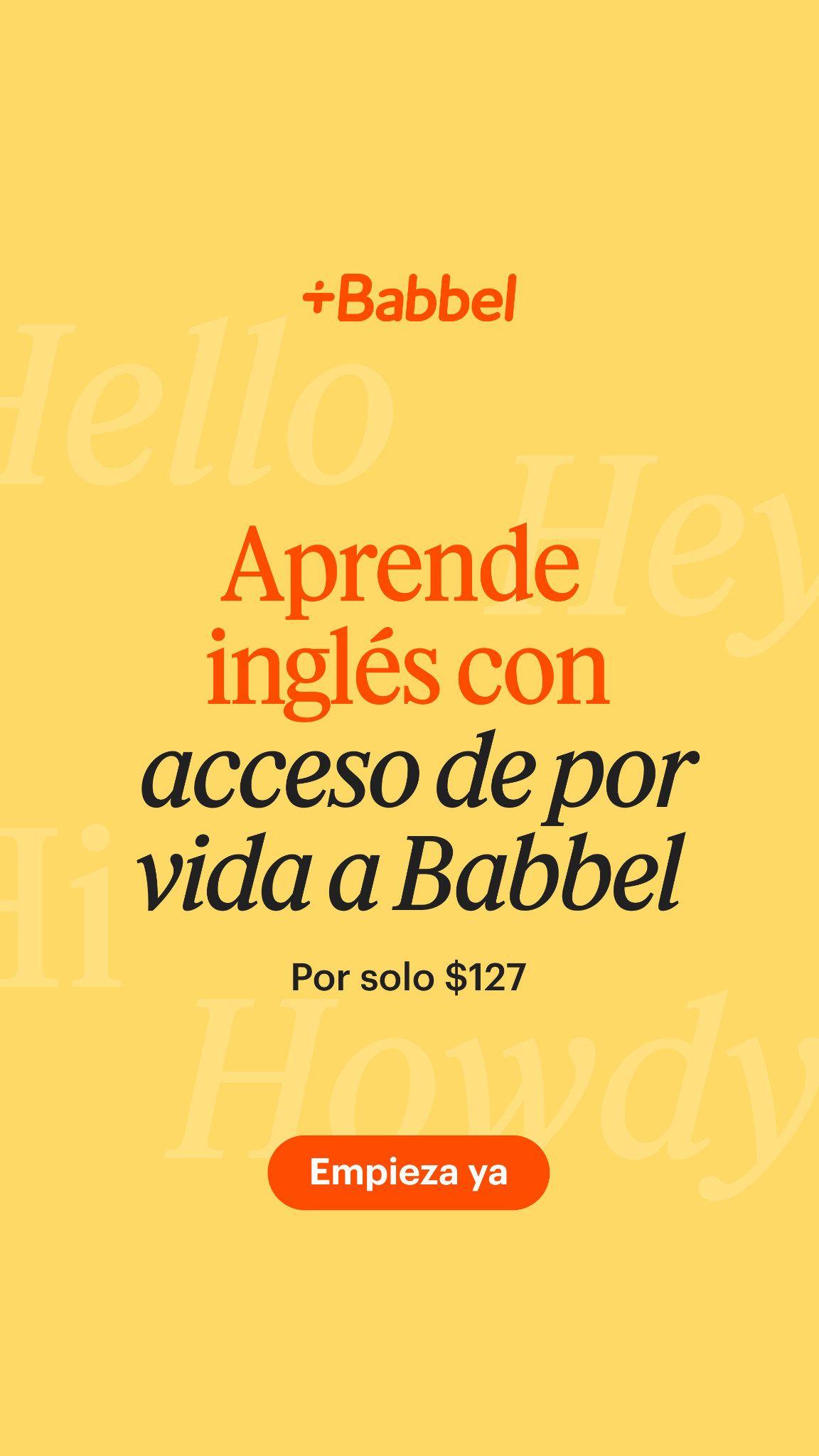 Babbel Facebook ad