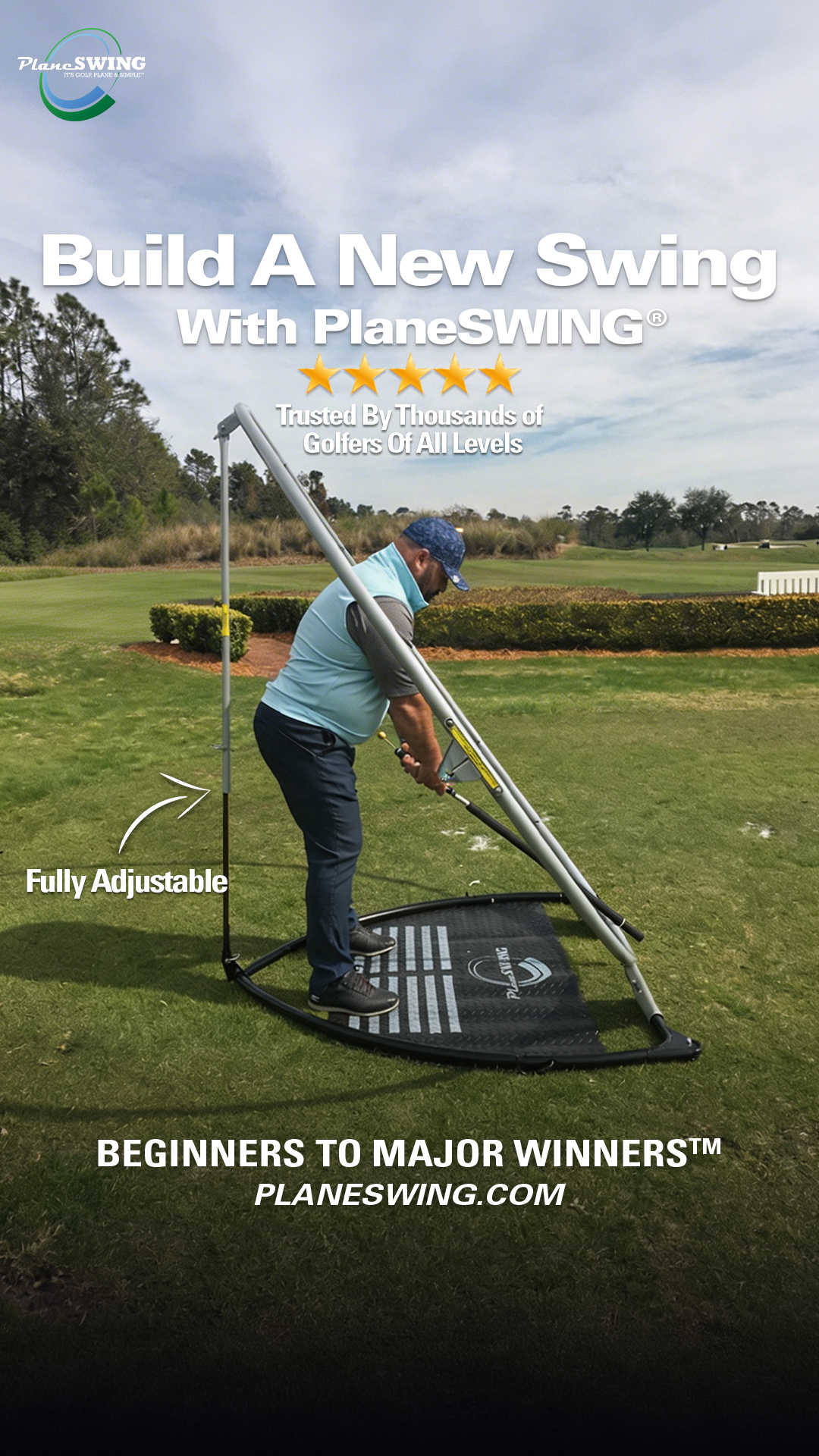 Plane Swing Golf Swing Trainer Facebook ad