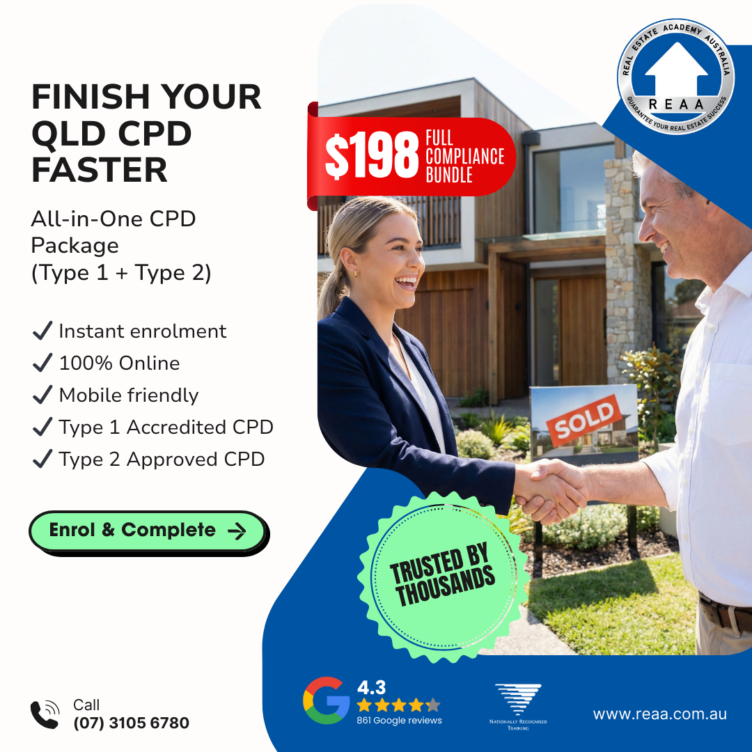Real Estate Academy Australia - RTO 32426 Facebook ad