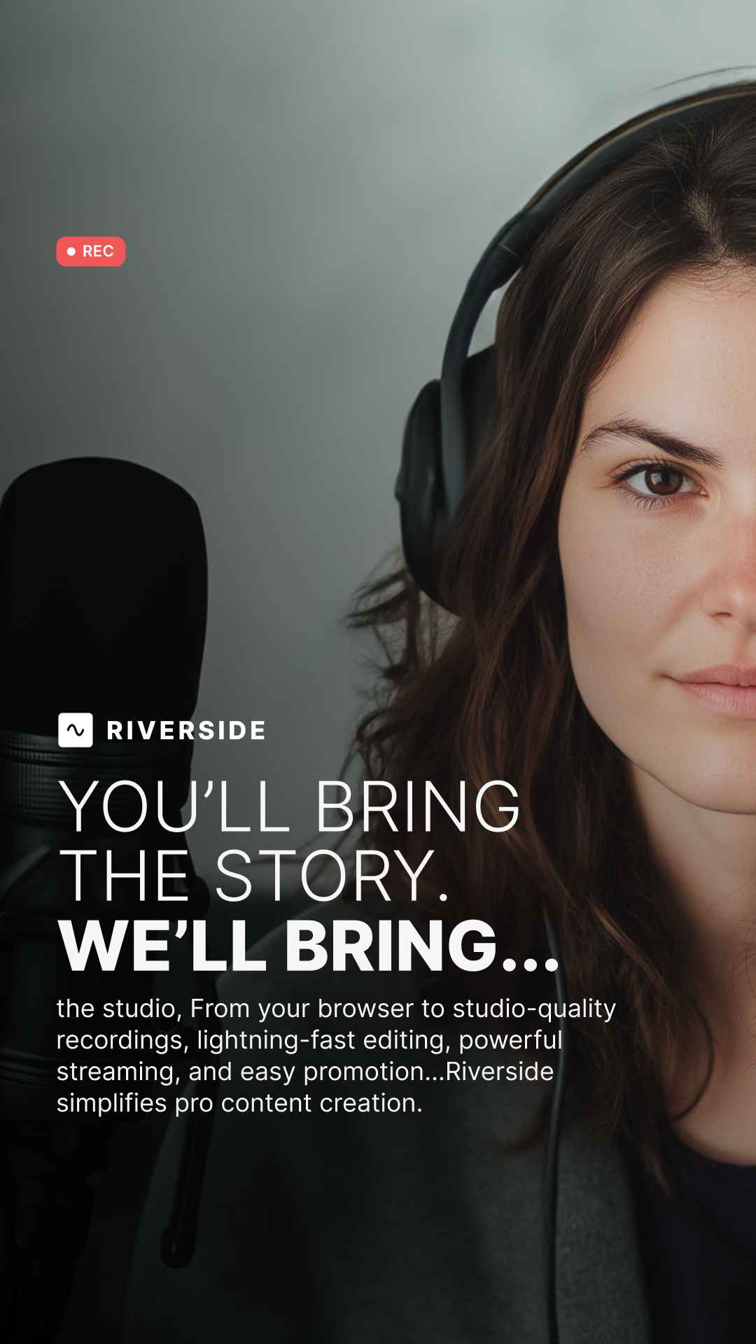 Riverside.fm Facebook ad