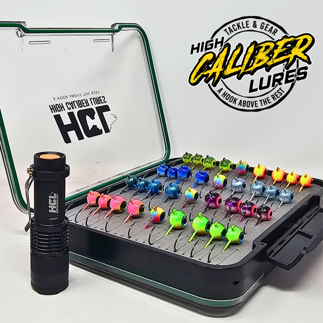 High Caliber Lures Facebook ad: XTREME PRO ANGLER LOADED CASE