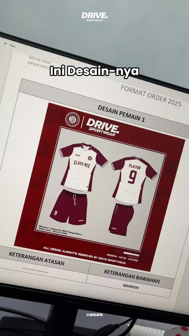 DRIVE SPORT Indonesia Facebook ad: Jersey CLASS.BEE is finally here!