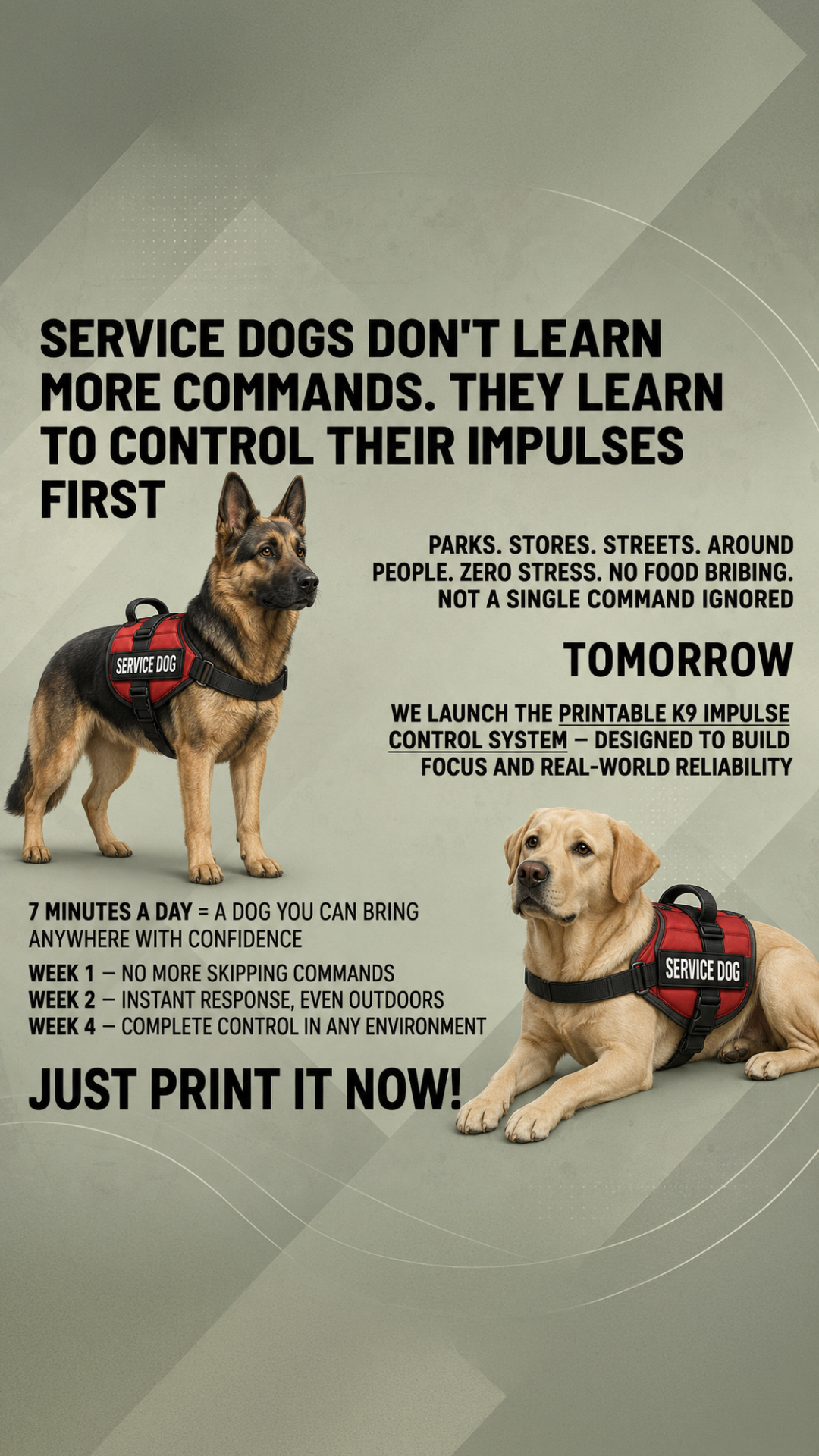 Reactive Dogs Club Facebook ad