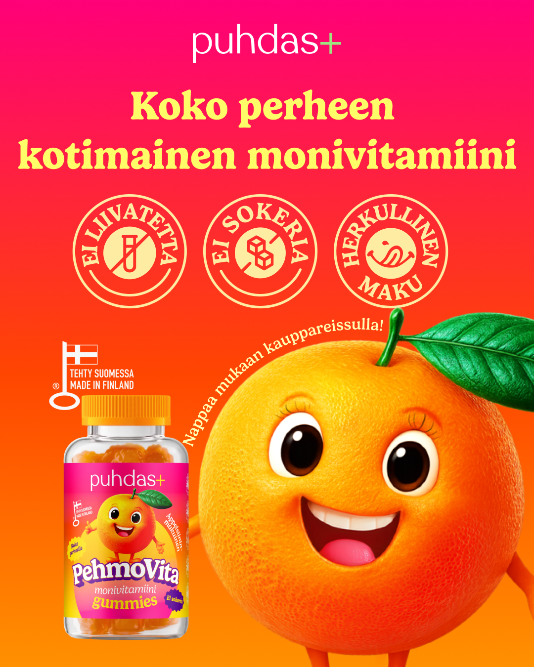 Puhdas+ Facebook ad