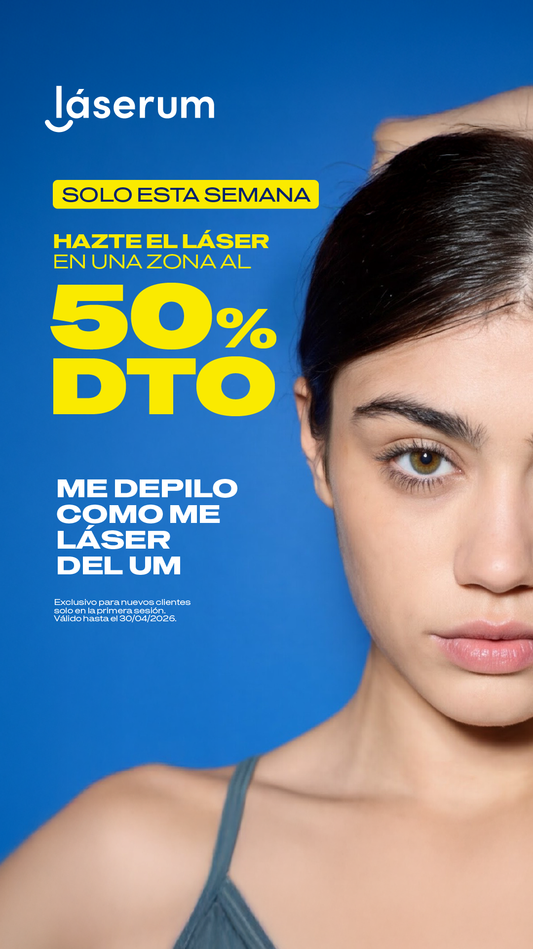 Láserum Facebook ad from Apr 13, 2026