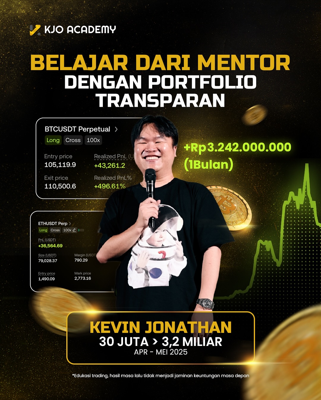 KJo Academy Facebook ad