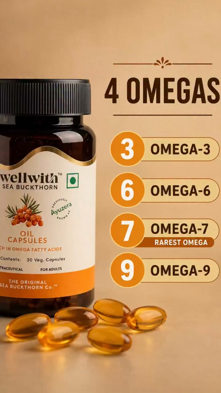 Ayuzera Facebook ad: Complete Daily Omega Support, 100% Vegetarian