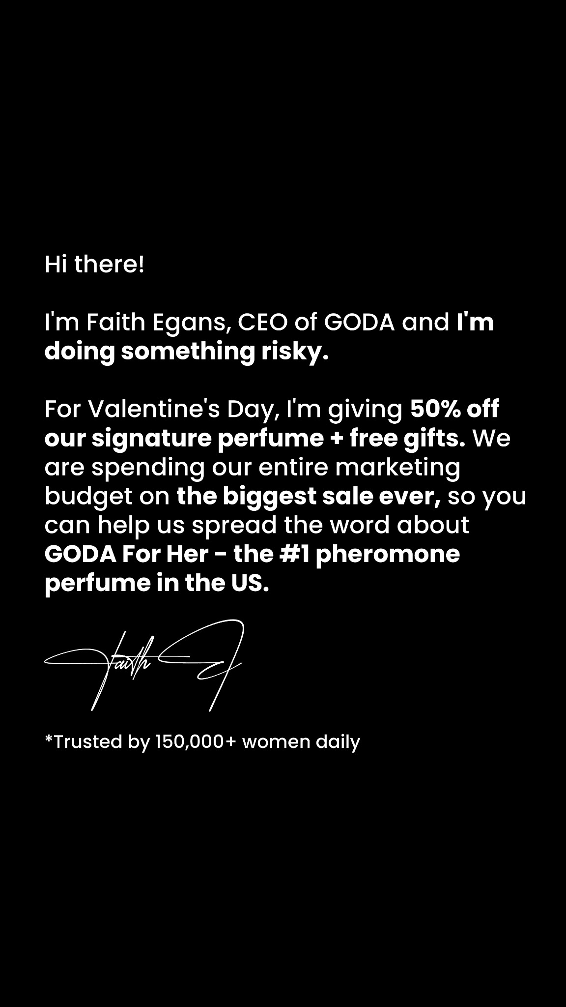 Goda Perfume Facebook ad