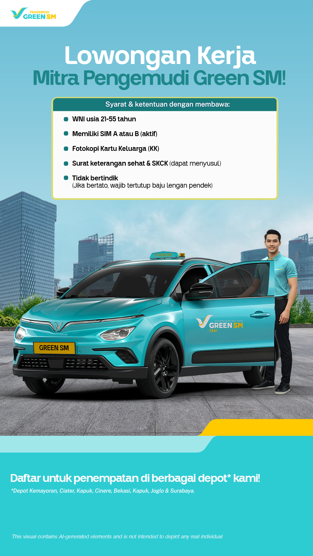 Lowongan Driver Pilihan Facebook ad