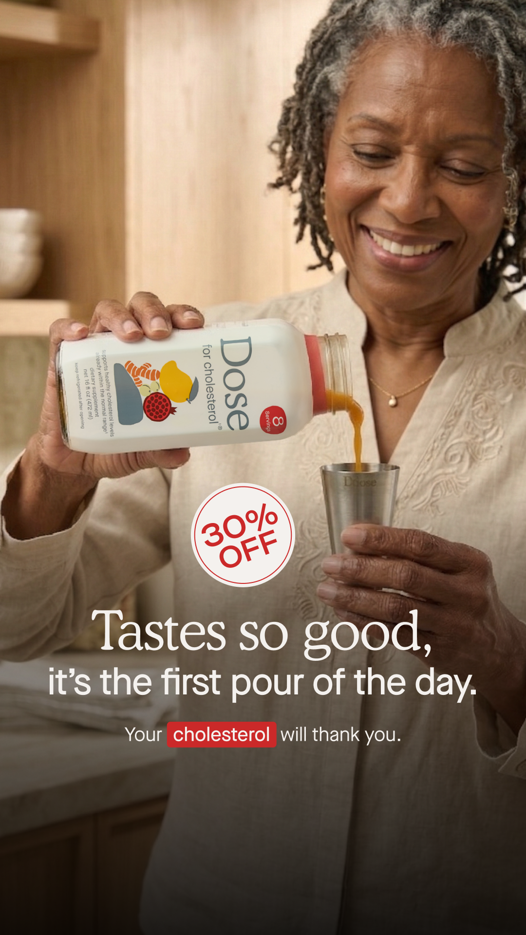 Dose for Cholesterol Facebook ad