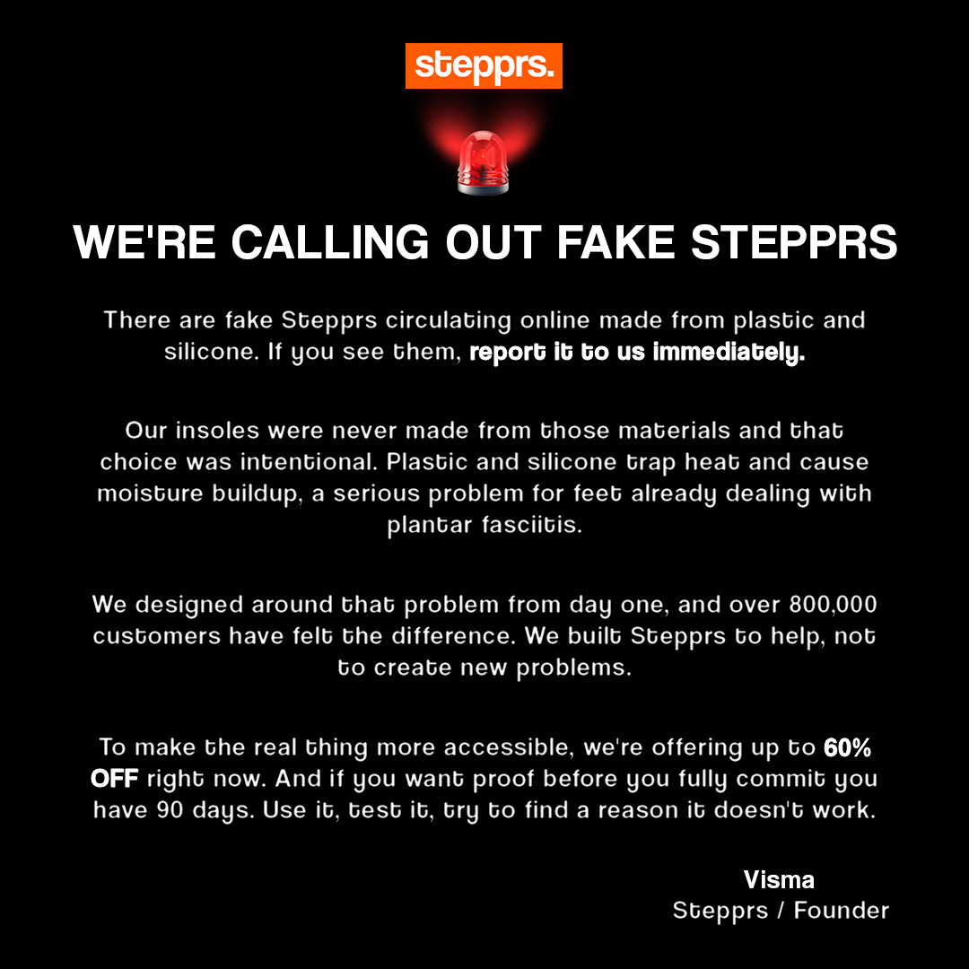 Stepprs Facebook ad