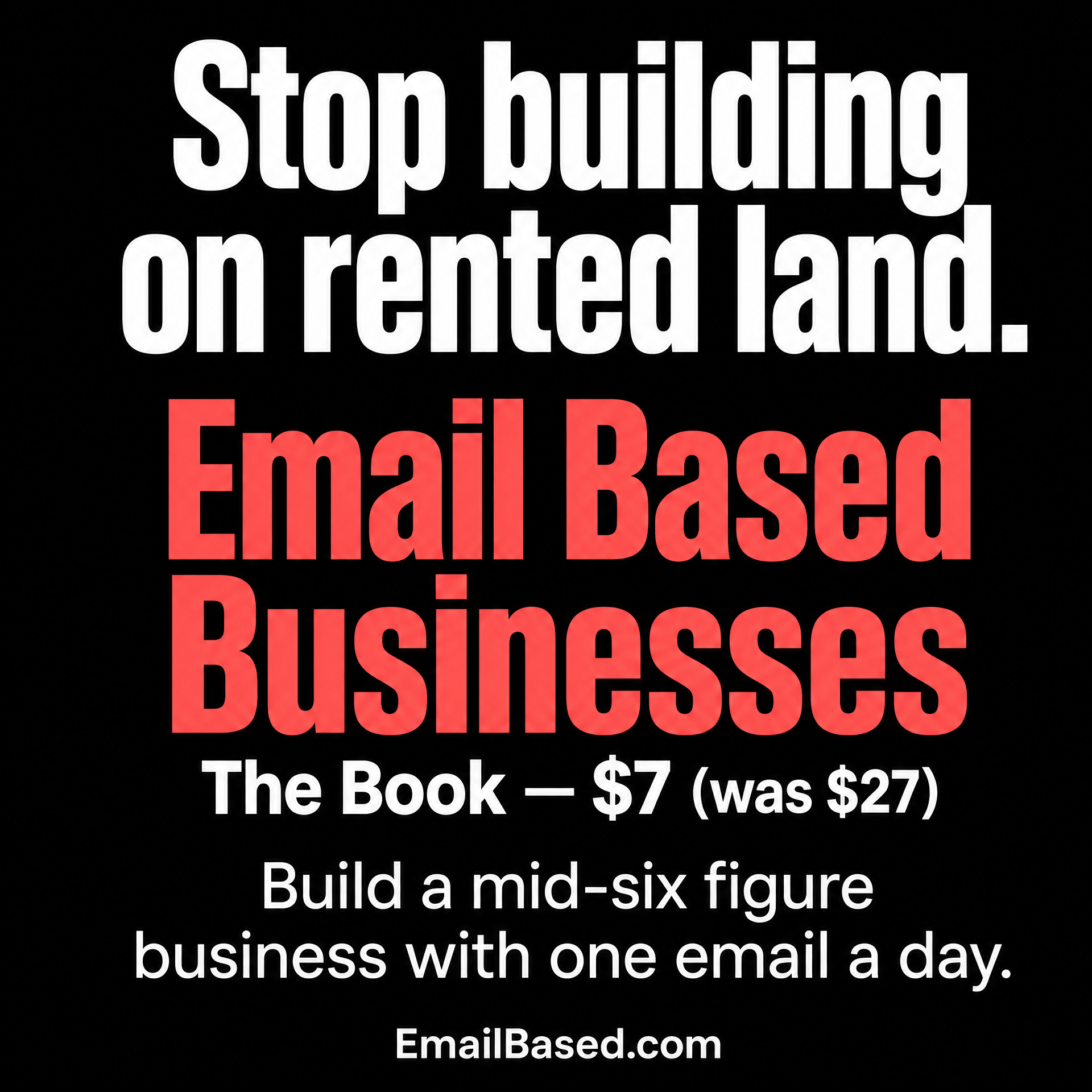 CopyHour Facebook ad: How I built a business on 1 email/day
