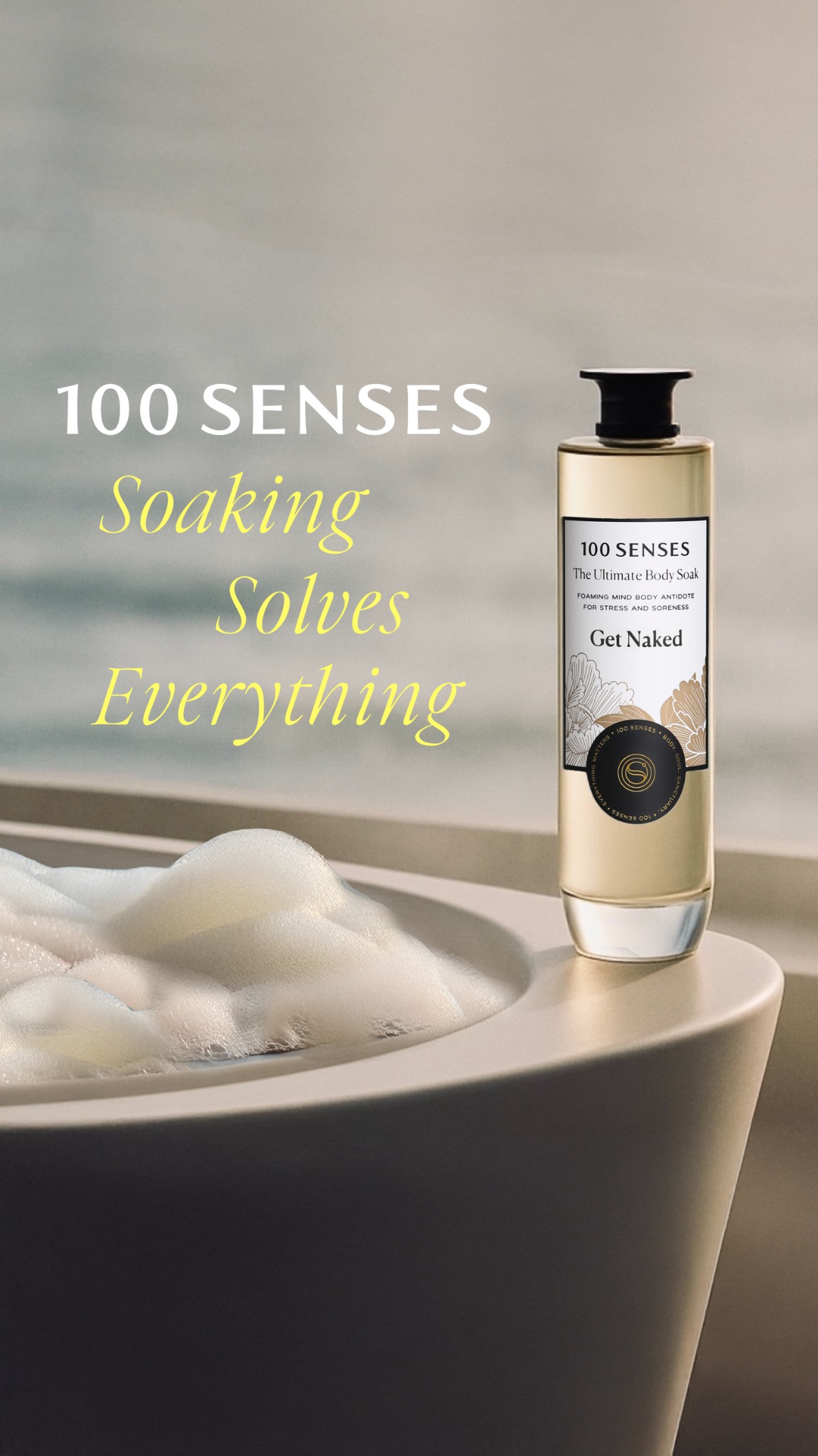 100 SENSES Facebook ad from Feb 17, 2026