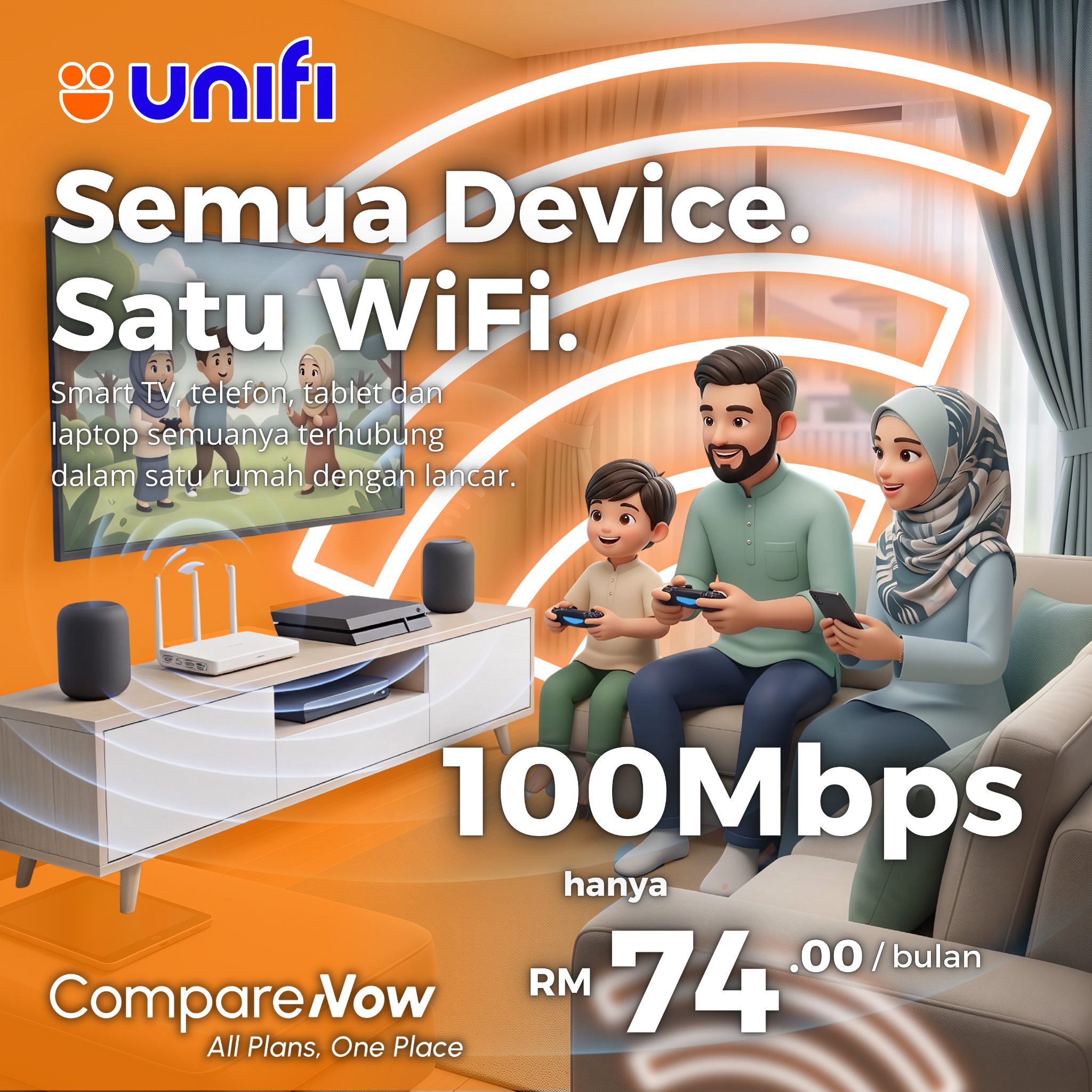 Compare Now Facebook ad