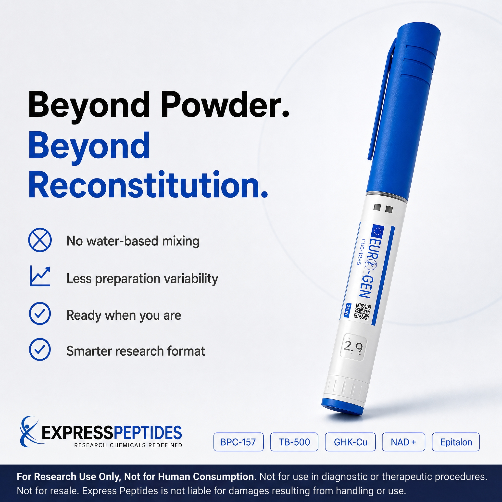 Express Peps Facebook ad: Express Peptides | UK Sourced, Lab Tested Peptides