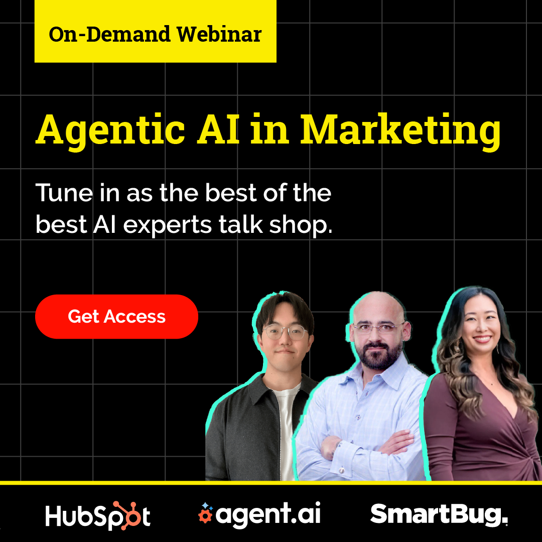 SmartBug Media Facebook ad: Watch: Agentic AI for Marketers