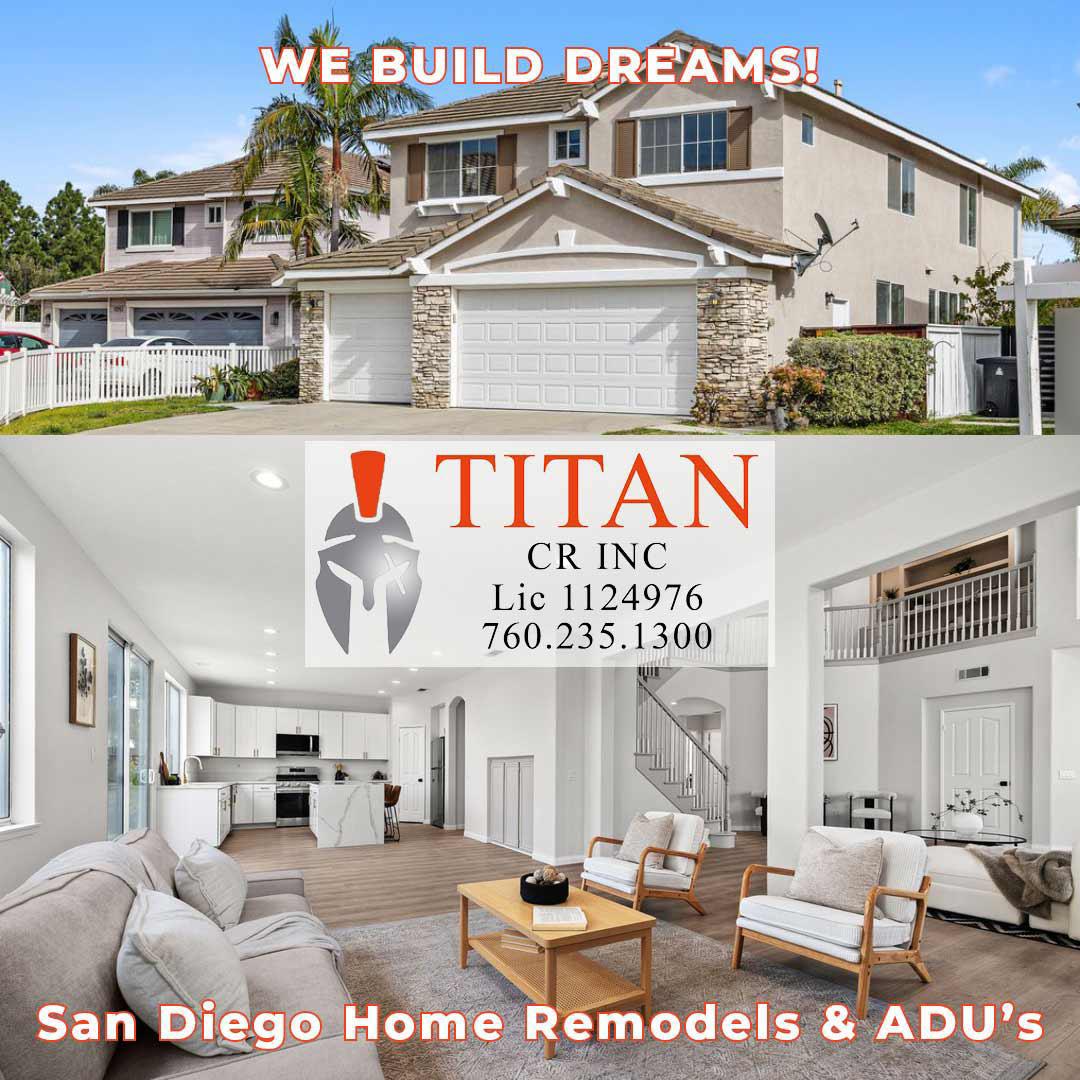 Titan CR Inc. Facebook ad: Titan Construction and Remodel