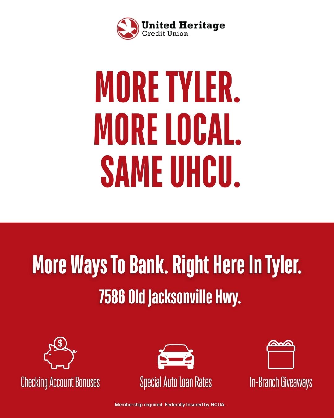United Heritage Credit Union Facebook ad from Jan 17, 2026