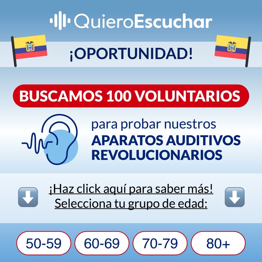 QuieroEscuchar Facebook ad from Aug 22, 2026