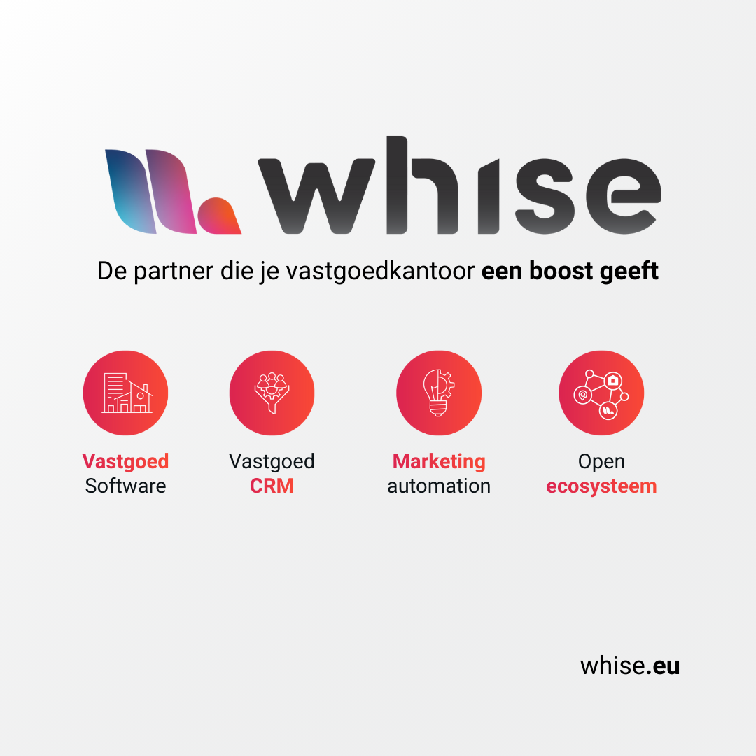 WHISE Facebook ad: WHISE: Boost je vastgoedkantoor met 200%!